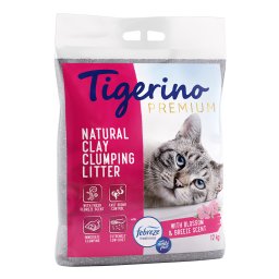 2x12kg Ambi Pur Freshness flores frescas Tigerino Premium areia gatos