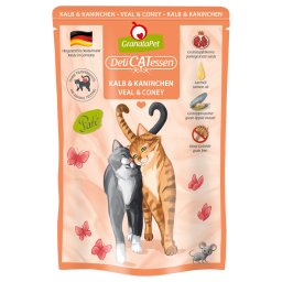 24x85g vitela e coelho DeliCatessen GranataPet comida húmida para gatos