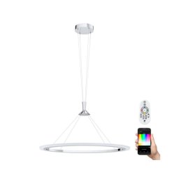 Eglo 98427 - Lustre LED RGB regulável suspenso por cabo HORNITOS-C LED/37W/230V + comando remoto