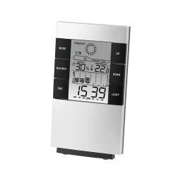 Hama - Estação meteorológica com visor LCD e despertador 2xAAA