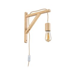 Rabalux 71028 - Lâmpada de parede UBUL 1xE27/60W/230V faia
