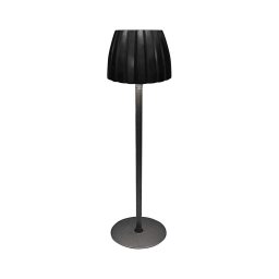 Lâmpada de mesa LED recarregável dimmável 2,7W 5V 3000-6000K 1800mAh preta