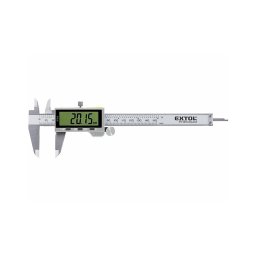 Extol Premium - Medidor digital para metais 0-150 mm 1xCR1632 IP54