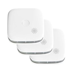 Nedis WIFIDS21WT3 - CONJUNTO 3x Detetores de fumo SmartLife 3V/1xCR123A Wi-Fi Tuya