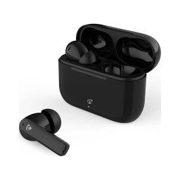 Nedis HPBT2425BK - Fones sem fio ENC 450 mAh + 2x 40 mAh IPX4 preto
