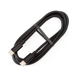 Cabo USB USB-C / USB-C conector 100W 1,5m preto