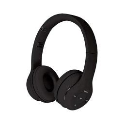 Auriculares sem fio com microfone 400 mAh, cor preta