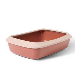 Savic Iriz Caixa de areia com rebordo Rosa champanhe / vermelho toscana 50cm
