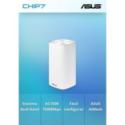 Sistema WiFi ASUS ZenWiFi AC Mini CD6 White (2pk:Router+Node) AC1500 Dual Band WiFi 2.4/5Ghz