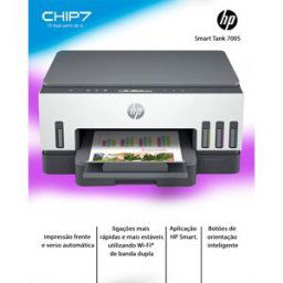Impressora Multifunções HP Smart Tank 7005 Wireless