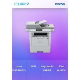 Impressora BROTHER Multifunções Laser Mono DCP-L6710DW - WIFI