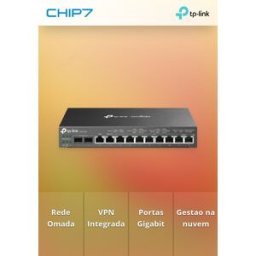 Router TP-Link Omada 3 em 1 VPN Gigabit