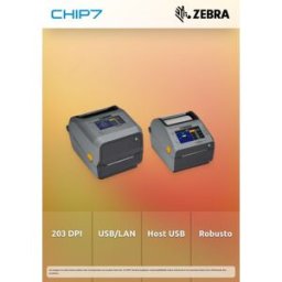 Zebra ZD621 TT 203DPI USB HOST LAN PRNT