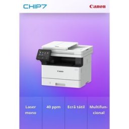 Impressora Laser Canon Multifuncional MF465dw - monocromática: impressão cópia digitalização fax Velocidade de impressão A4 40 ppm Ecrã tátil a cores