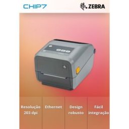 Impressora Ethernet Zebra ZD621 TD 203 dpi (ZD6A042-D0EF00EZ)
