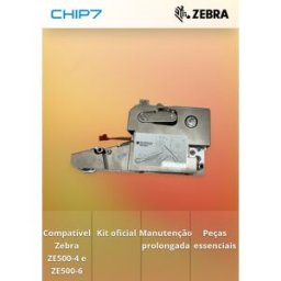 Kit de Vida Útil Estendida da Unidade de Mídia Zebra ZE500-4 ZE500-6 - P1046696-147