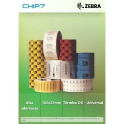Zebra ETICH.IN CARTA 102 X 25MM CONF.1