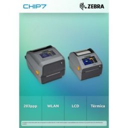 Impressora Zebra ZD621 TD LCD WLAN 203 ppp (ZD6A142-D0EL02EZ)