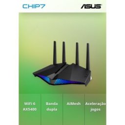 Router ASUS Gaming RT-AX82U V2 AX5400 Dual Band Gigabit WiFi 6 2.4/5Ghz AiMesh