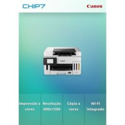 Impressora CANON Multifunções JATO TINTA MAXIFY GX6550