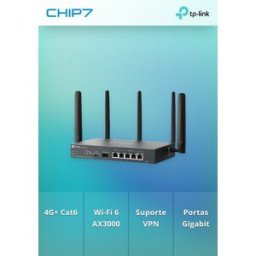 Router TP-Link Omada 4G+ Cat6 AX3000 Gigabit VPN