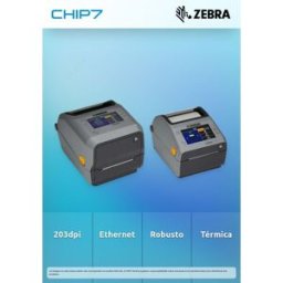 Impressora de Etiquetas Zebra ZD621 TT 203dpi Ethernet