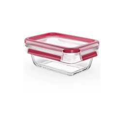 Tefal - Recipiente para alimentos 0,45 l MSEAL GLASS vermelho/vidro