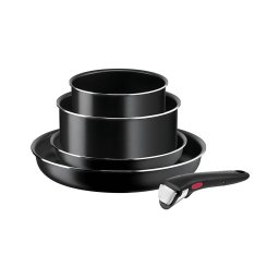 Tefal - Conjunto de utensílios de cozinha 5 unid. INGENIO EASY COOK & CLEAN BLACK