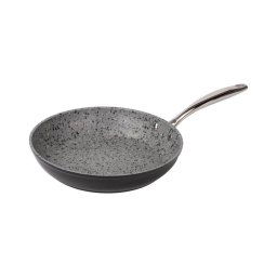 Lamart - Frigideira de granito 26 cm preto/cinzento/aço inoxidável