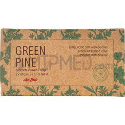 Ach Brito Caixa de Sabonetes Green Pine - 100g - 2 unidades