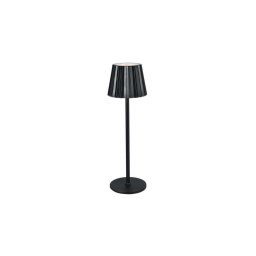 Lâmpada de mesa LED recarregável dimmável 4W 5V 3000-6000K 1800mAh preta