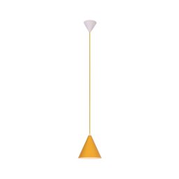 Candelabro suspenso VOSS 1xE27/40W/230V amarelo/branco
