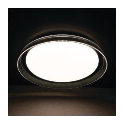 Kanlux 37319 - Iluminação de teto LED NIFU LED/17,8W/230V diâmetro 43 cm branco/preto