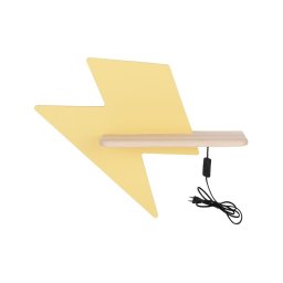 Candeeiro de parede para criança LED com prateleira LIGHTNING LED/4W/230V