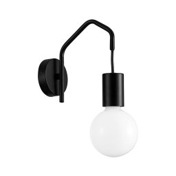 Candeeiro de parede BASSO 1xE27/40W/230V preto