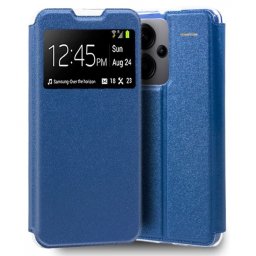 Capa Xiaomi Redmi Note 13 Pro Plus 5G Flip Book com Janela Azul