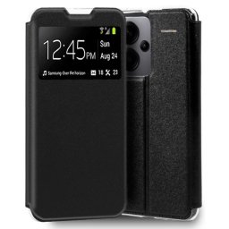 Capa Xiaomi Redmi Note 13 Pro Plus 5G Flip Book com Janela Preto