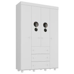 ROUPEIRO INFANTIL BRANCO BUBBLES