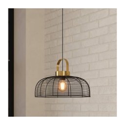 Eglo 43964 - Candelabro suspenso ROUNDHAM 1xE27/40W/230V diâmetro 45 cm
