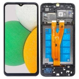 Display LCD e Touch para Samsung A03 Core A032F preto Service Pack
