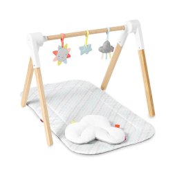 Skip Hop - Cobertor infantil para brincar com um trapézio de madeira LINING CLOUD