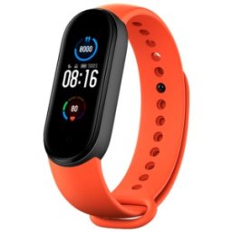 Bracelete laranja para Xiaomi Mi Band 5