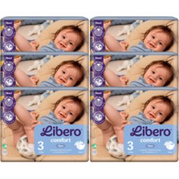 Libero Comfort 3 30 Fraldas Pack 6 unidades