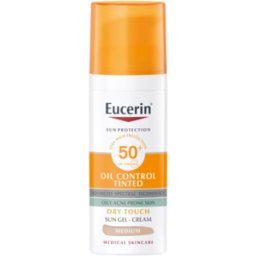 Eucerin Sun Oil Control Tinted Gel-Creme FPS50+ Tom Médio 50ml