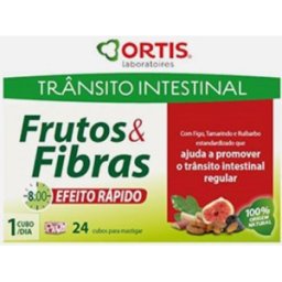 Frutos & Fibras Efeito Rápido 24 cubos