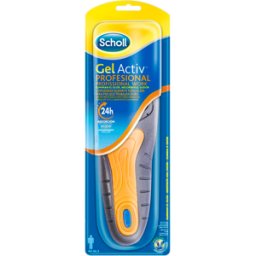 Scholl GelActiv Palmilhas Profissional Homem 40-46.5 2 unidades