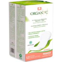 Organyc Penso Maternidade Proteção Pós-parto 12 unidades