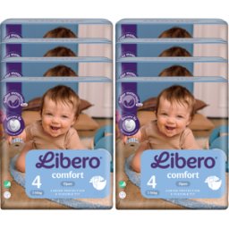 Libero Comfort 4 26 Fraldas Pack 8 unidades