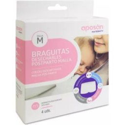 Aposán Aposàn Cuecas Descartáveis Tam.M 4Uni.