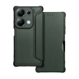 Capa Xiaomi Redmi Note 13 Pro 4G, Poco M6 Pro 4G RAZOR Flip Book Verde
